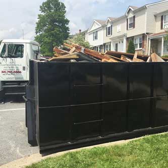 Dumpster Rental in Frederick MD from J&P Dumpster Rentals and More LLC